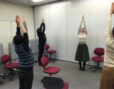 オフィスヨガ☆今月のテーマは自律神経を整える！